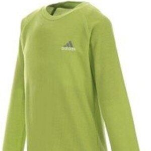 Adidas Boys' Long Sleeve Thermal Top X-Large Still Green